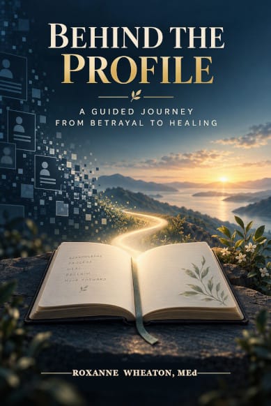 Behind the Profile - A Guided Journey From Betrayal to Healing Upcoming Book by Roxanne Wheaton, MEd